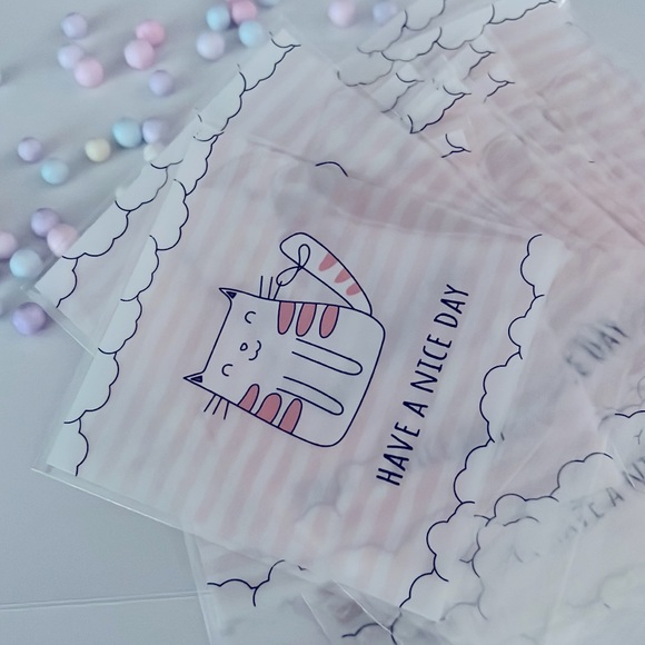 3/25$ 25 pcs Have a Nice Day Treat Bags Favor Bags 3.8"x3.8" Inches - Picture 3 of 7